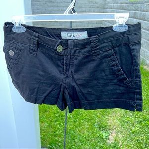 BKE Casuals “Mollie” Black Cotton Shorts Sz 29